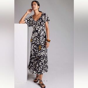 FARM Rio Flutter Sleeve Maxi Dress